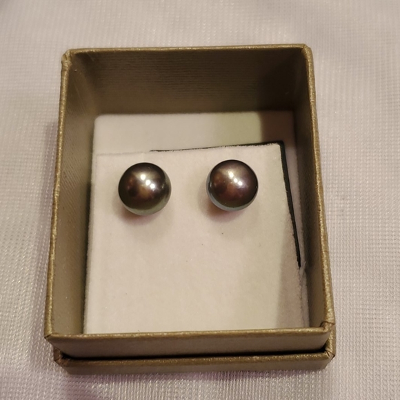 Set of 3 button earrings - Picture 3 of 4